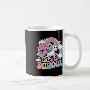 Unicorn 100 Days Of School 100th Day Of School Tea Coffee Mug