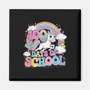 Unicorn 100 Days Of School 100th Day Of School Tea Magnet