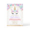 Unicorn 1st Birthday - Gold Teal Pink Purple