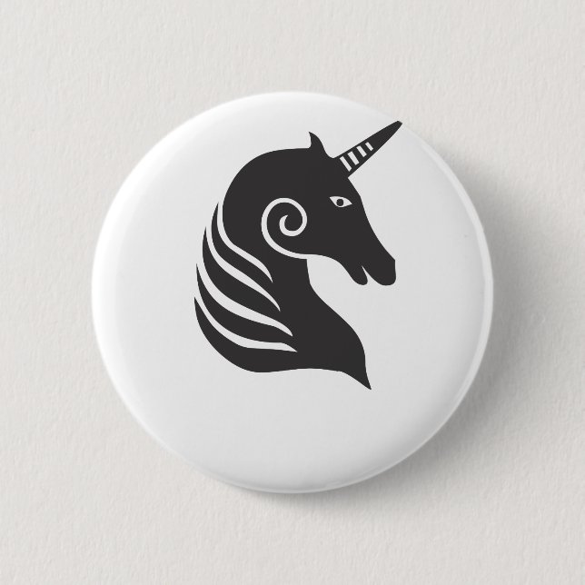 Unicorn 6 Cm Round Badge (Front)