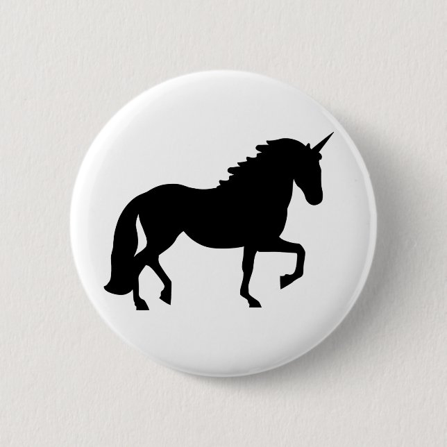 Unicorn 6 Cm Round Badge (Front)