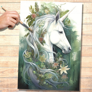 Unicorn 6 Decoupage Paper