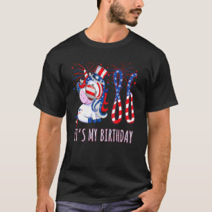 Unicorn 86th Birthday 4th Of July New Year 86 Year T-Shirt