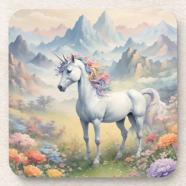Unicorn Acrylic Coaster (Front)