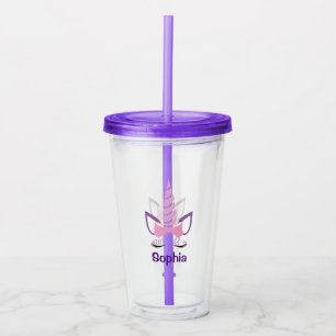 Unicorn Acrylic Tumbler