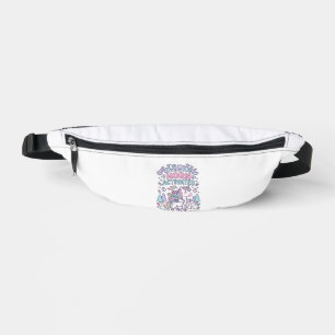 Unicorn Adventure Horn Activated Cute Pastel Graph Bum Bags