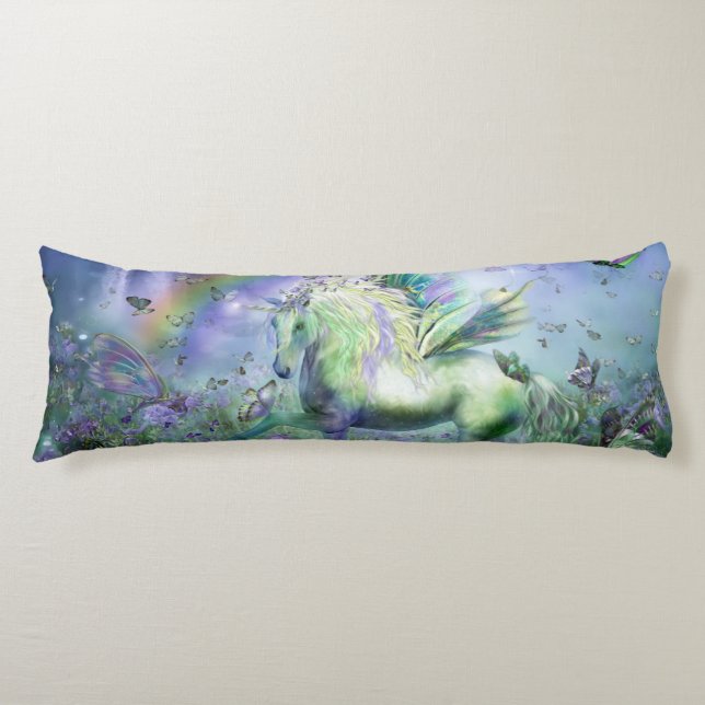 unicorn and butterflies body cushion (Front)