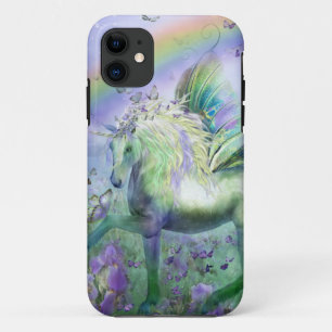 unicorn and butterflies iPhone 11 case