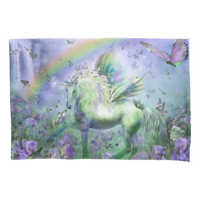 unicorn and butterflies pillowcase (Front)