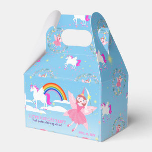Unicorn and Fairy Magic Birthday Party Favour Box