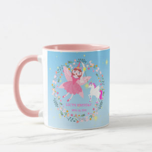 Unicorn and Fairy Magic Birthday Party Mug