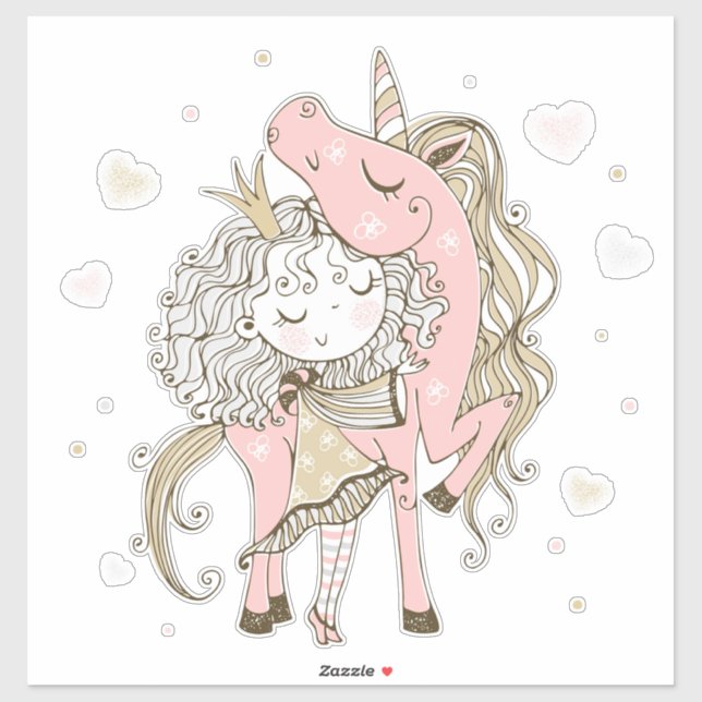 Unicorn and Girl (Sheet)