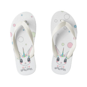 Unicorn and Polka Dots Kid's Thongs