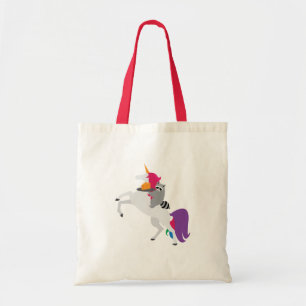 Unicorn and Racoon Tote Bag