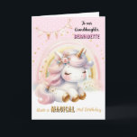 Unicorn and Rainbow Happy Birthday Greeting Card<br><div class="desc">Unicorn and Rainbow Happy Birthday Greeting Card . Perfect for kids,  this whimsical card brings joyful wishes and a sense of wonder to their birthday celebration. Make their day unforgettable!</div>