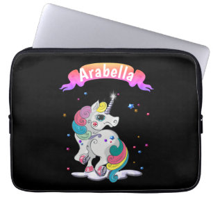 Unicorn and Rainbow Stars Laptop Sleeve