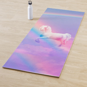 Unicorn and Rainbow Yoga Mat