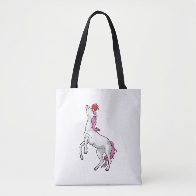Unicorn Apple Fruit  Tote Bag (Front)