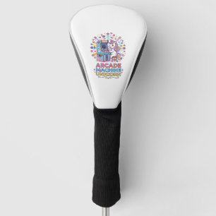 Unicorn Arcade Machine Unicorn Print Ready POD Art Golf Head Cover