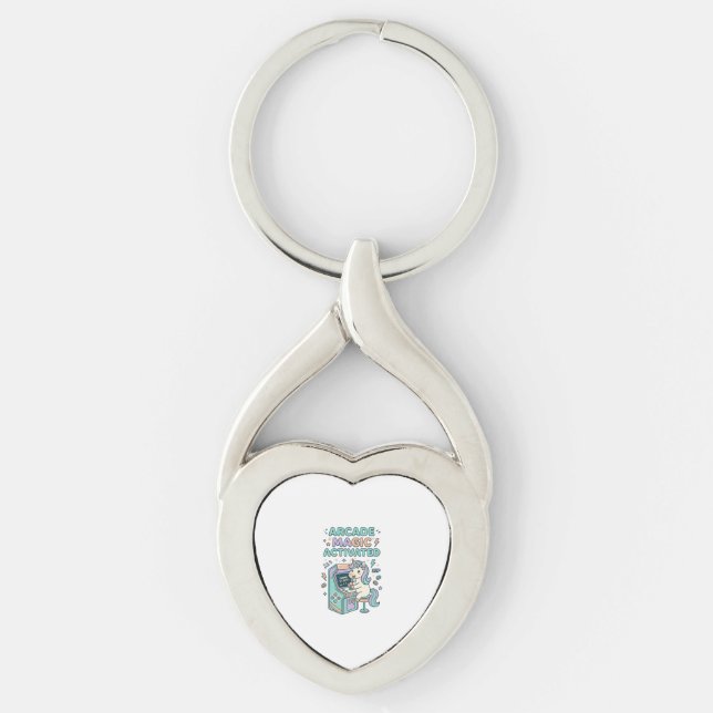 Unicorn Arcade Magic Activated Trendy Product Grap Key Ring (Front)