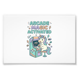 Unicorn Arcade Magic Activated Trendy Product Grap Photo Print