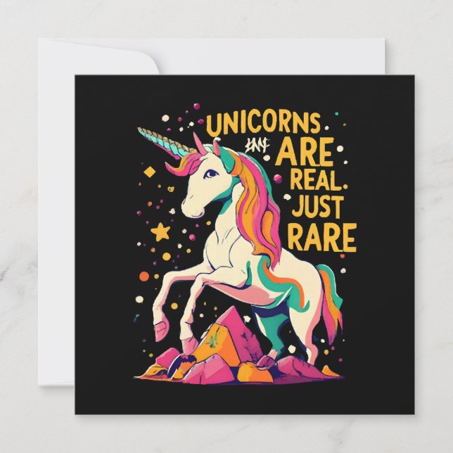 Unicorn are real just rare (Front)
