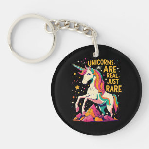 Unicorn are real just rare key ring