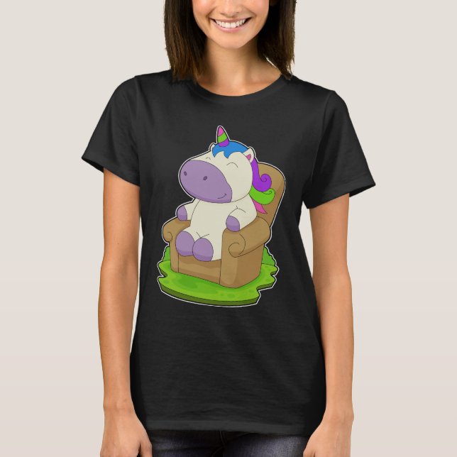 Unicorn Armchair T-Shirt (Front)