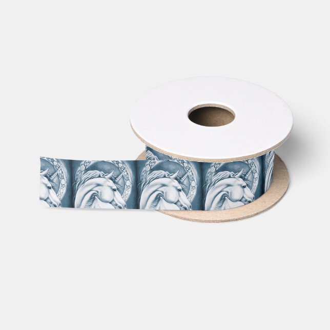 Unicorn Art Satin Ribbon (Spool)