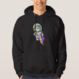 Unicorn As Astronaut Hoodie