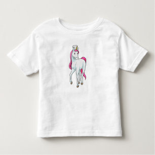 Unicorn as Cook with Chef hat Toddler T-Shirt