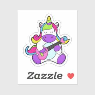 Unicorn as Musician with Guitar