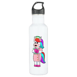 Unicorn as Nurse 710 Ml Water Bottle