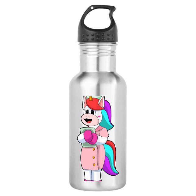 Unicorn as Nurse 710 Ml Water Bottle (Front)