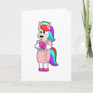 Unicorn as Nurse Card