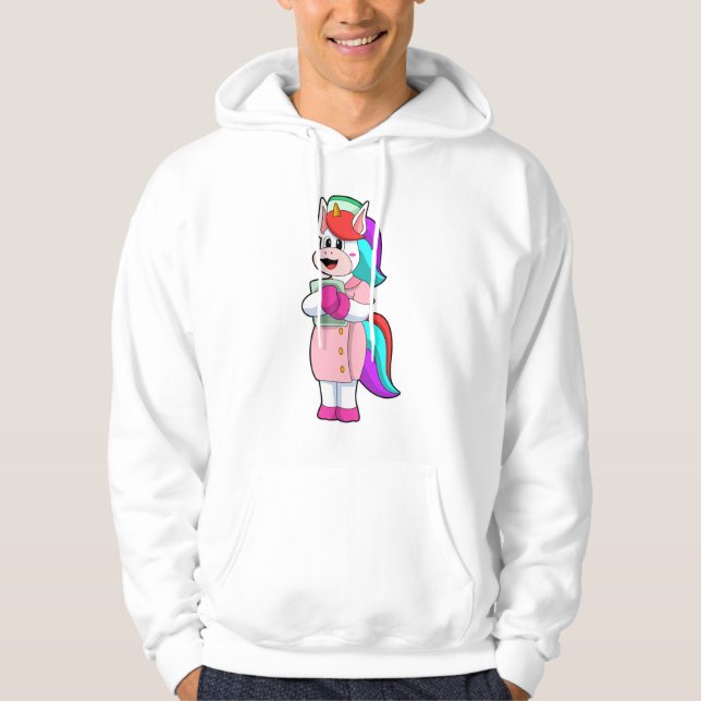 Unicorn as Nurse Hoodie (Front)