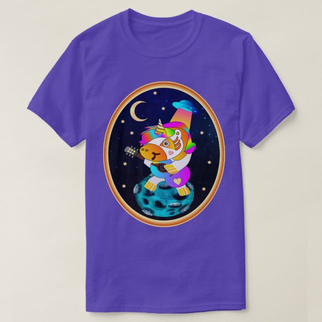 UNICORN ASTRONAUT  T-Shirt (Design Front)