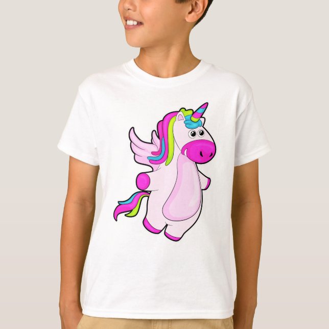 Unicorn at Flying T-Shirt (Front)