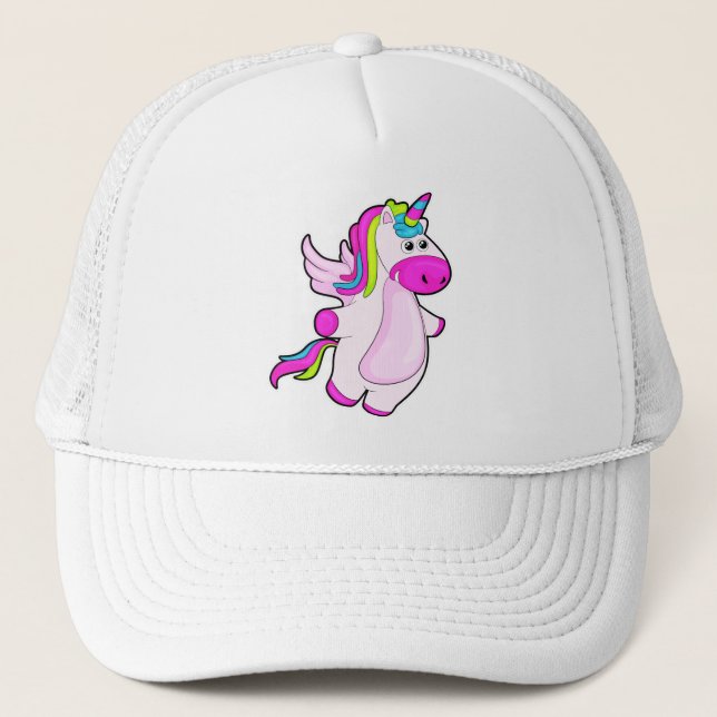 Unicorn at Flying Trucker Hat (Front)