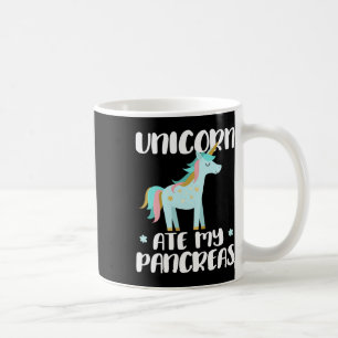 Unicorn Ate My Pancreas - Cute Diabetic Unicorn Wa Coffee Mug