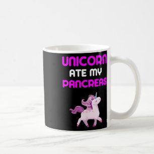 Unicorn Ate My Pancreas Fun Diabetes Girls Kids Bo Coffee Mug