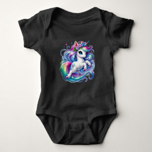 Unicorn baby bodysuit