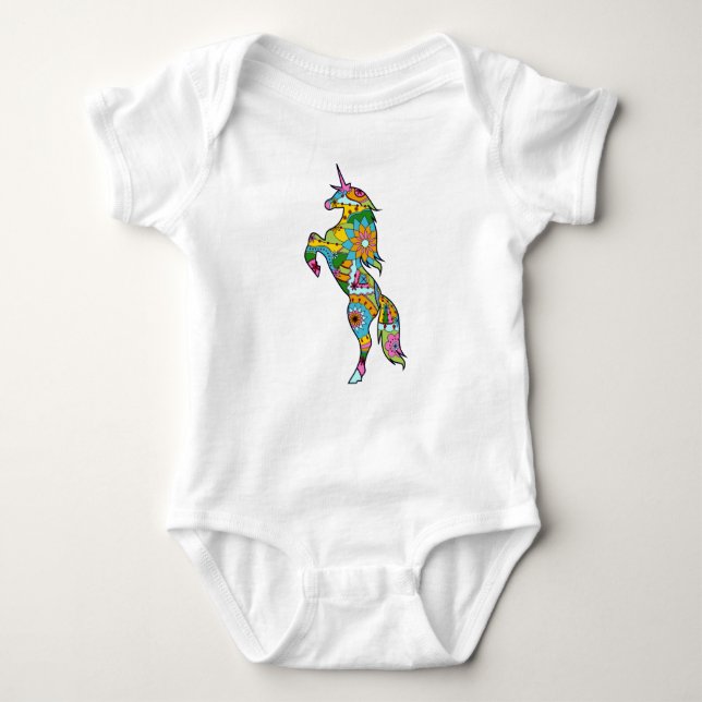 Unicorn Baby Bodysuit (Front)