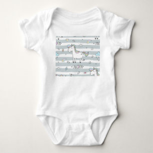 Unicorn Baby Bodysuit