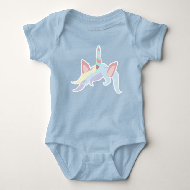 Unicorn- Baby Jersey Bodysuit (Front)