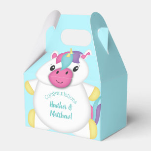 Unicorn Baby Shower Favour Box