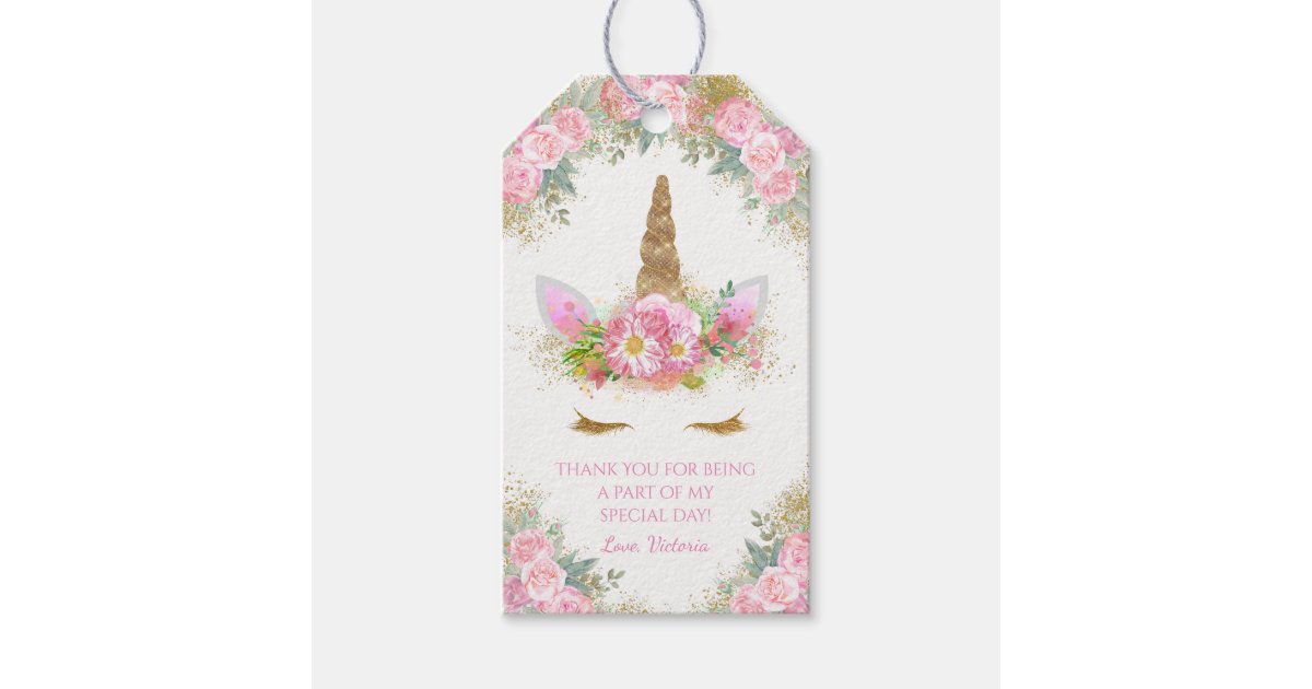 Unicorn Baby Shower Gift Tags Zazzle Com Au