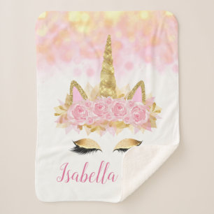 Unicorn Baby Toddler Blanket