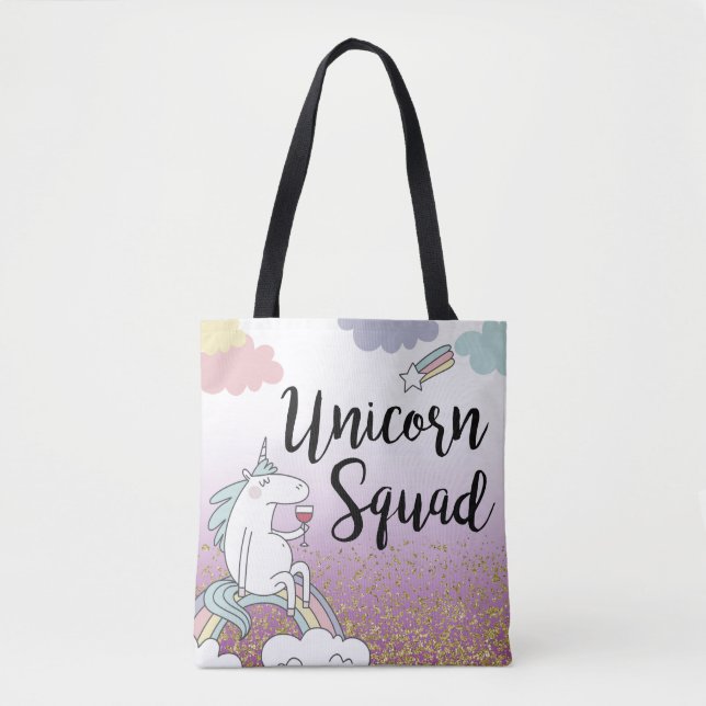 Unicorn Bachelorette Tote (Front)