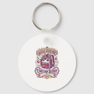 Unicorn Backpack Unicorn Buddy Stylish Merch Desig Key Ring